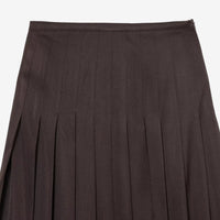 Long pleated skirt