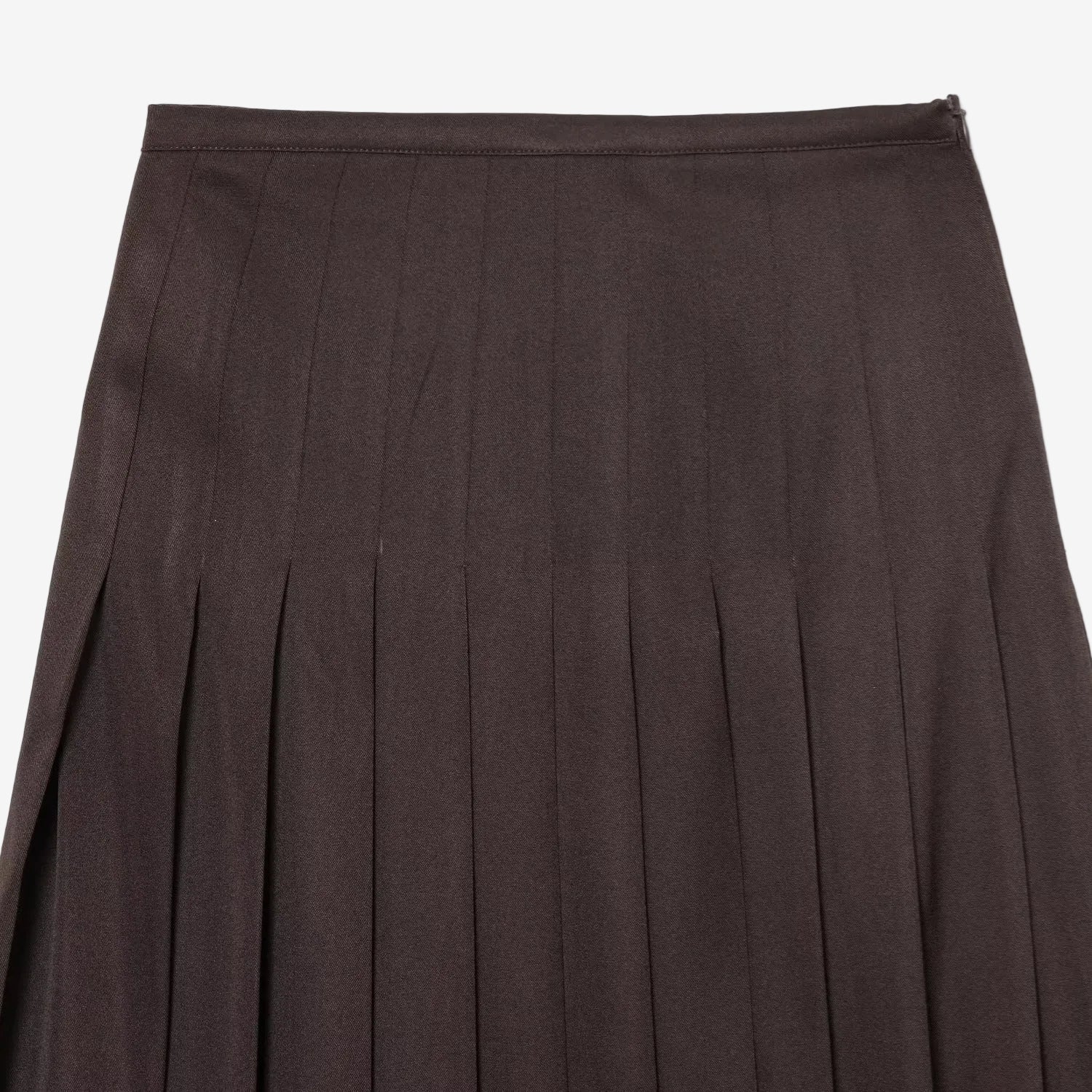 Long pleated skirt