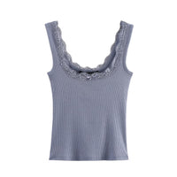 Sleeveless shoulder top
