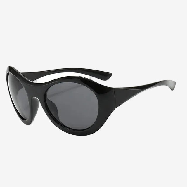 Helle ovale Sportsonnenbrille