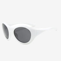 Helle ovale Sportsonnenbrille