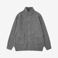 Legere hochgeschlossene Jacke