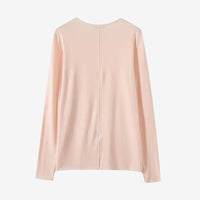 Round neck long sleeve Top
