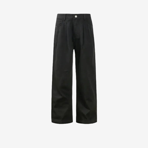 Straight leg pleat pants