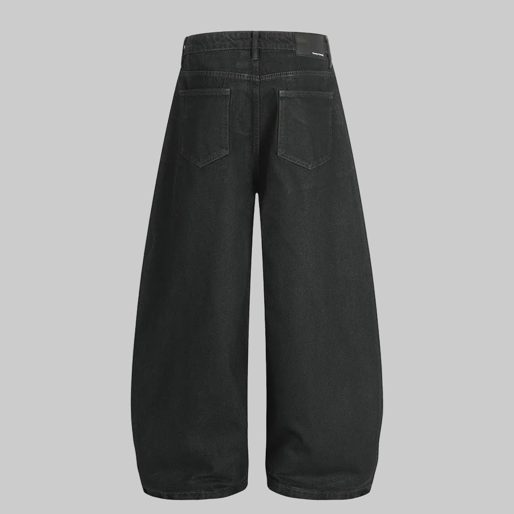 Black Wide Leg Denim