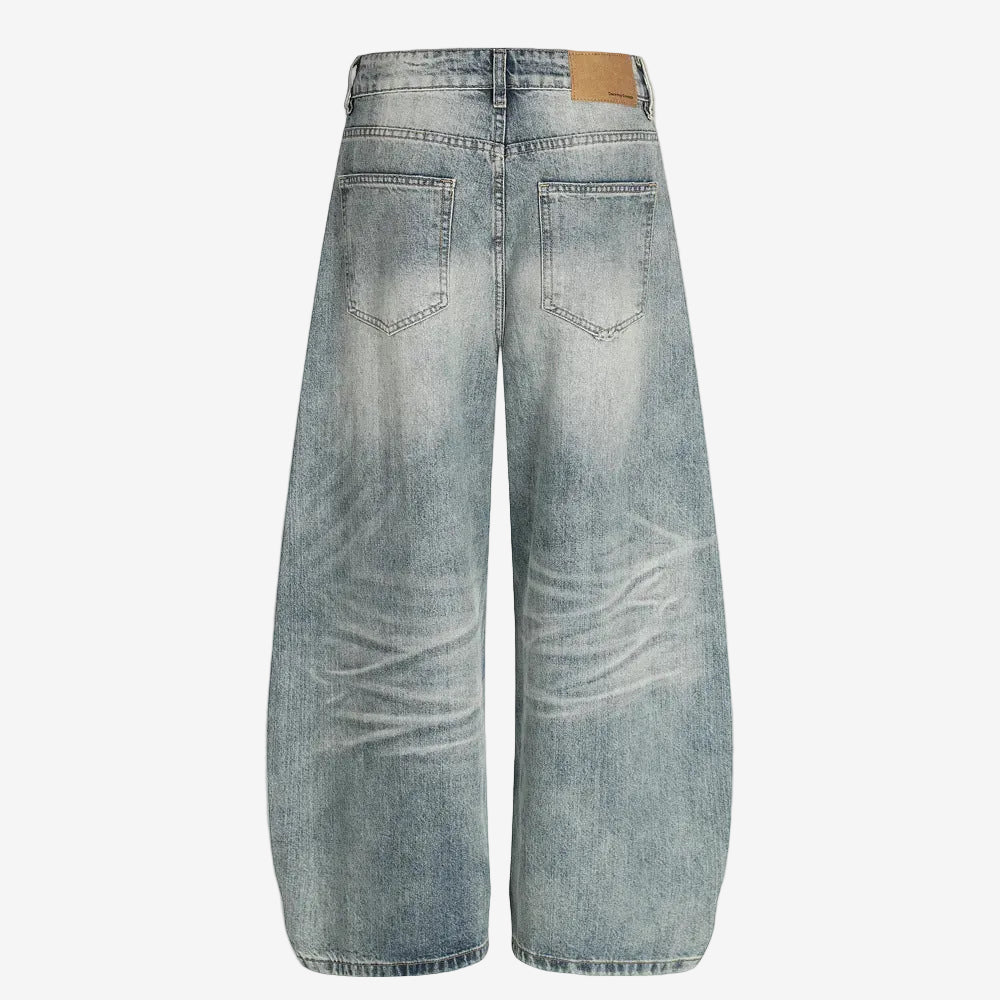 Light Blue washed Baggy Denim