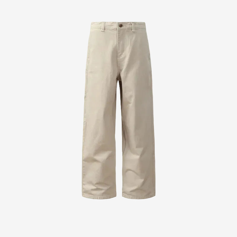 Workwear straight leg trousers