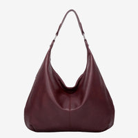 Leather shoulder bag