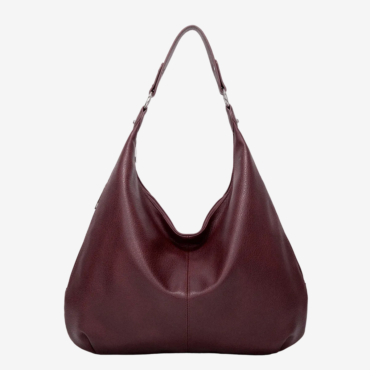 Leather shoulder bag