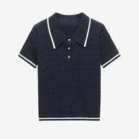 Blue Striped Polo