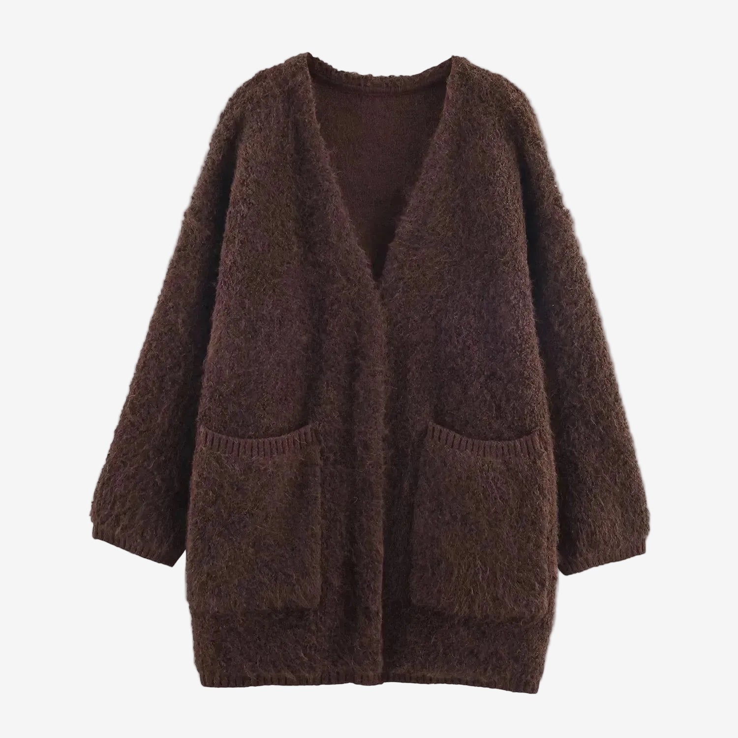 Towel knitted sweater jacket