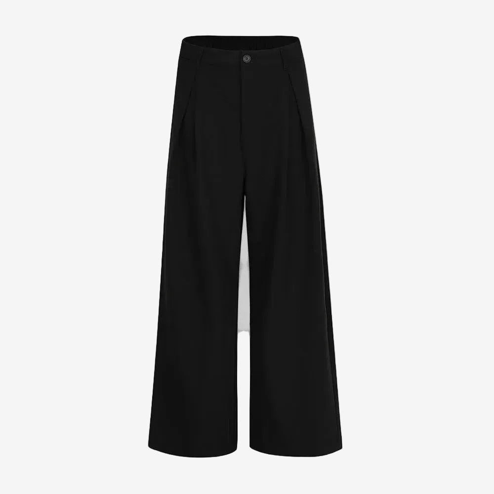 Pleated Pants Loose Fit
