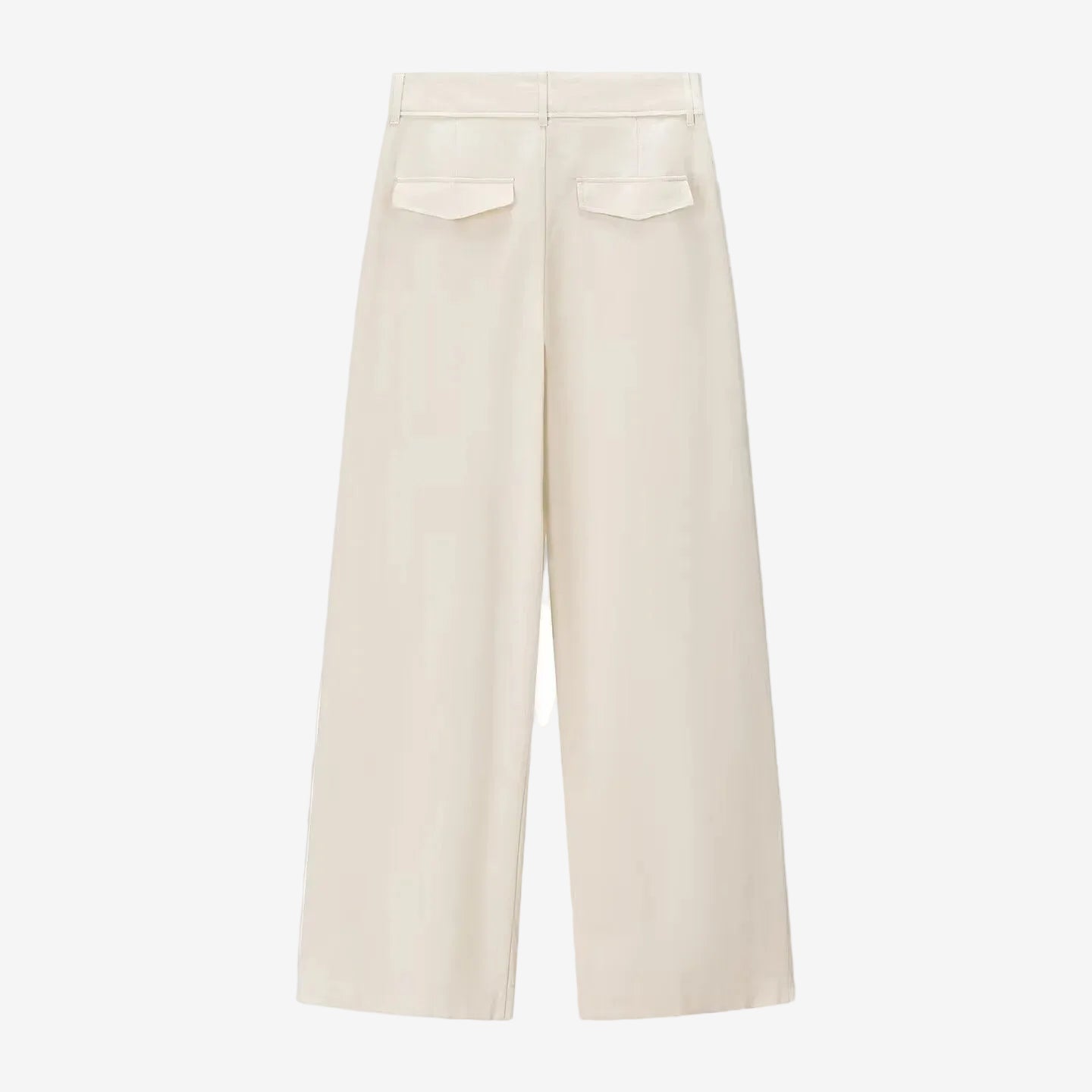 High waisted drape pleated pants