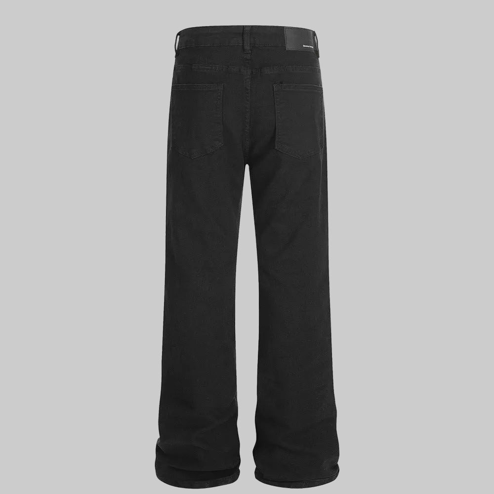 Black straight Leg Denim