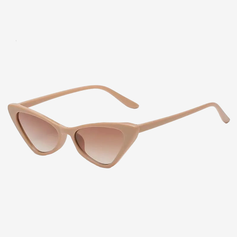 Farbige Cat-Eye-Sonnenbrille