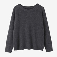 Grey round neck sweater