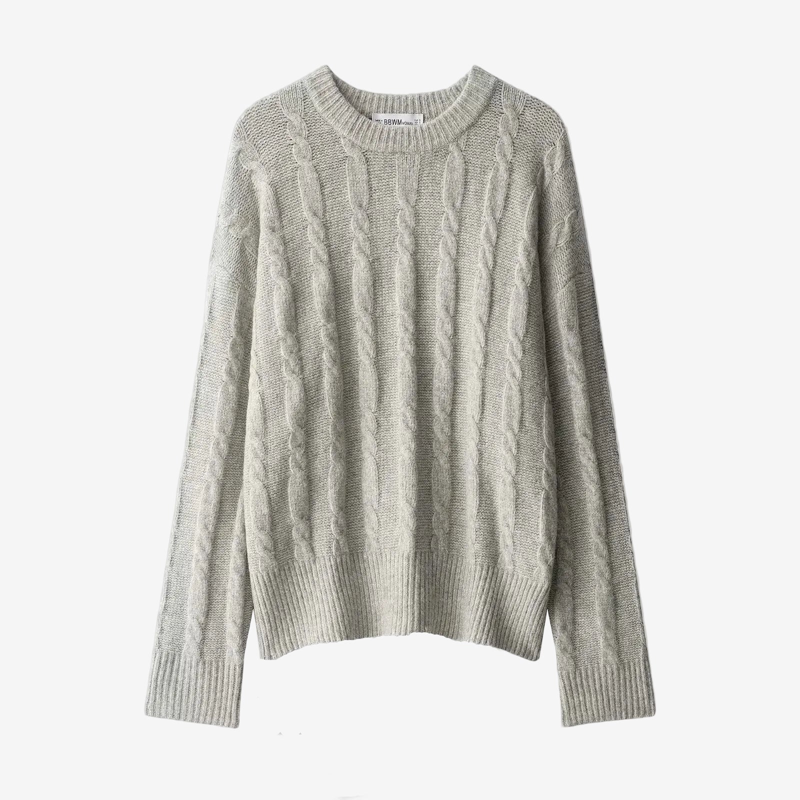 Rope patterned knitted Sweater