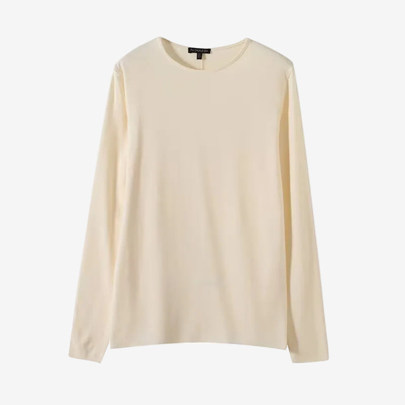 Round neck long sleeve Top