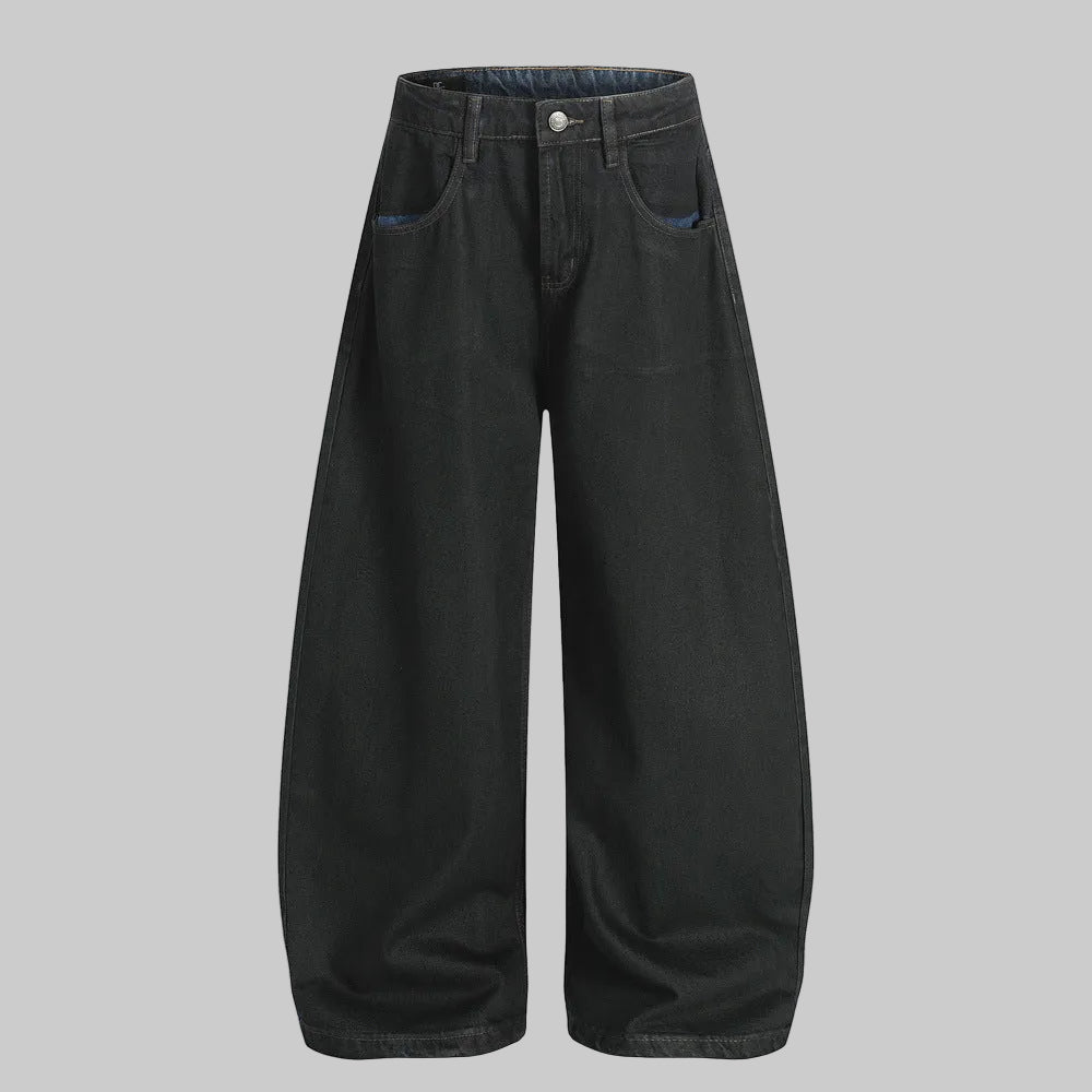 Black Wide Leg Denim