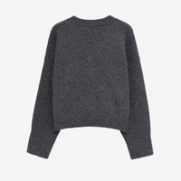 Soft knitted Anthracite sweater