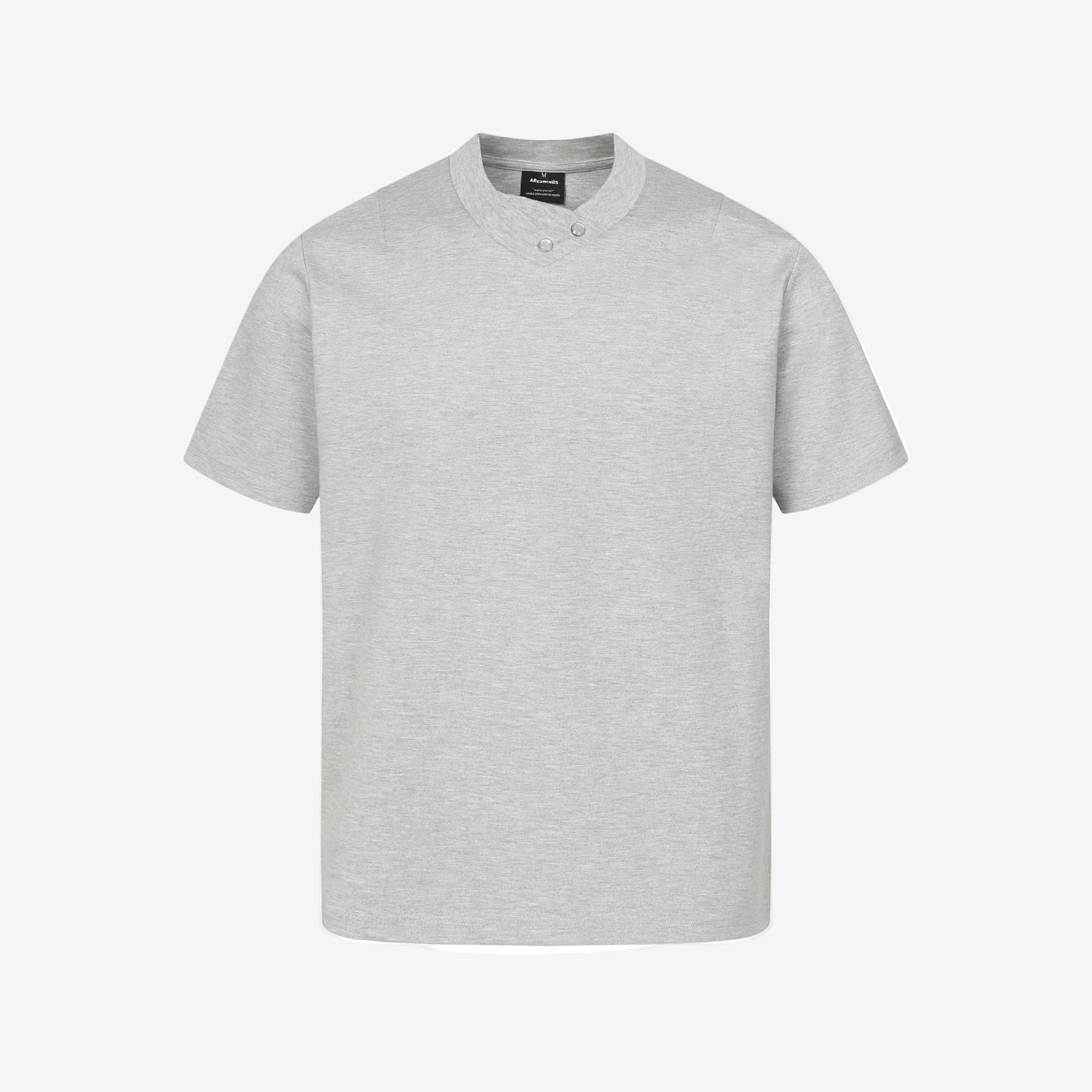Short Sleeved Round Collar T-Shirt