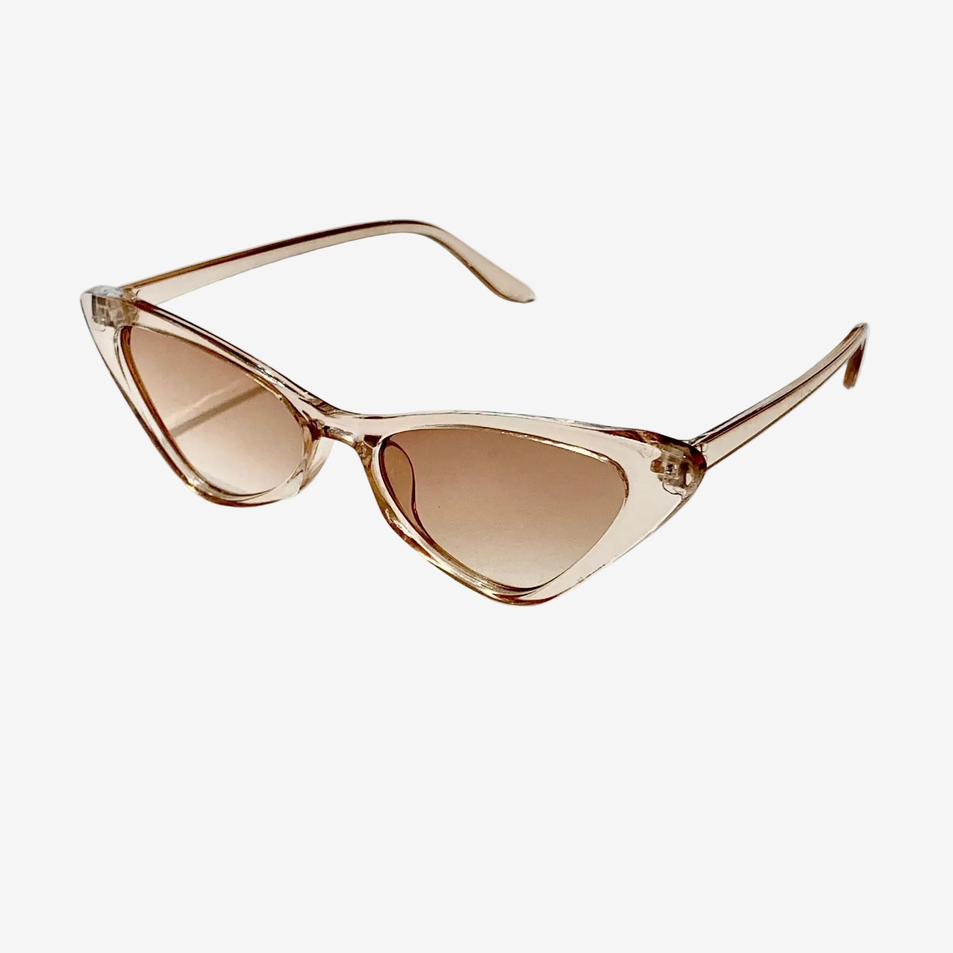 Farbige Cat-Eye-Sonnenbrille