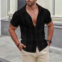 Khaki button polo shirt
