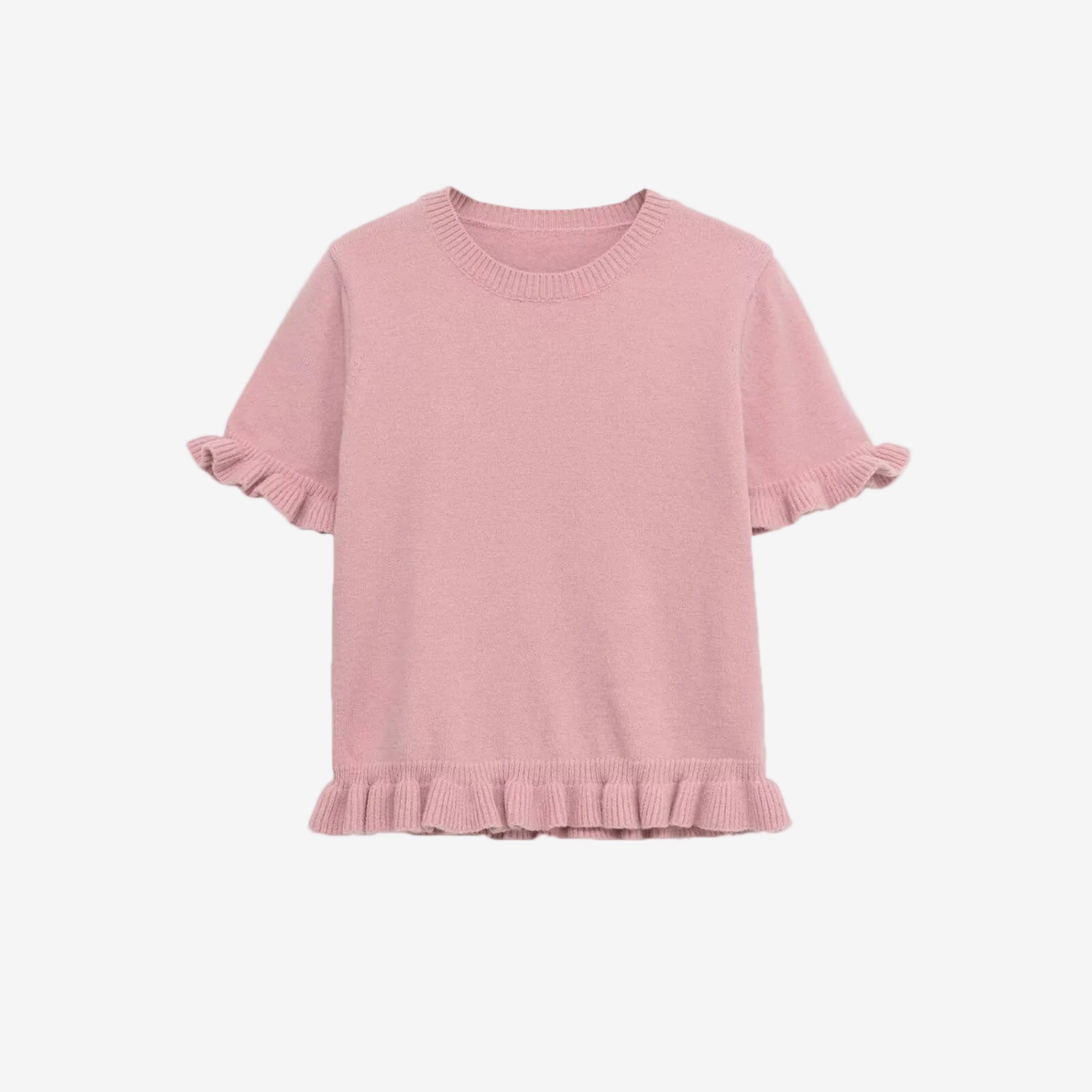 Short sleeved layered Top