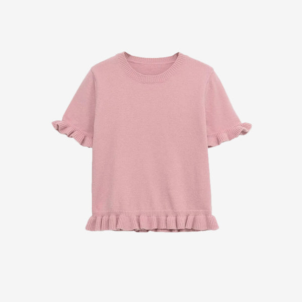 Short sleeved layered Top