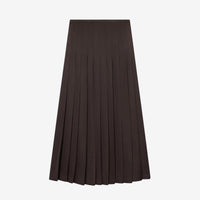 Long pleated skirt