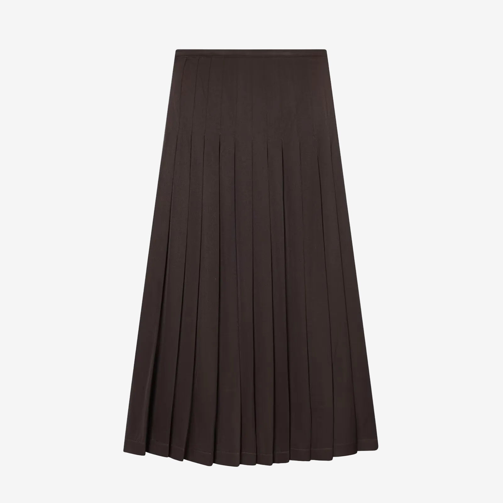 Long pleated skirt