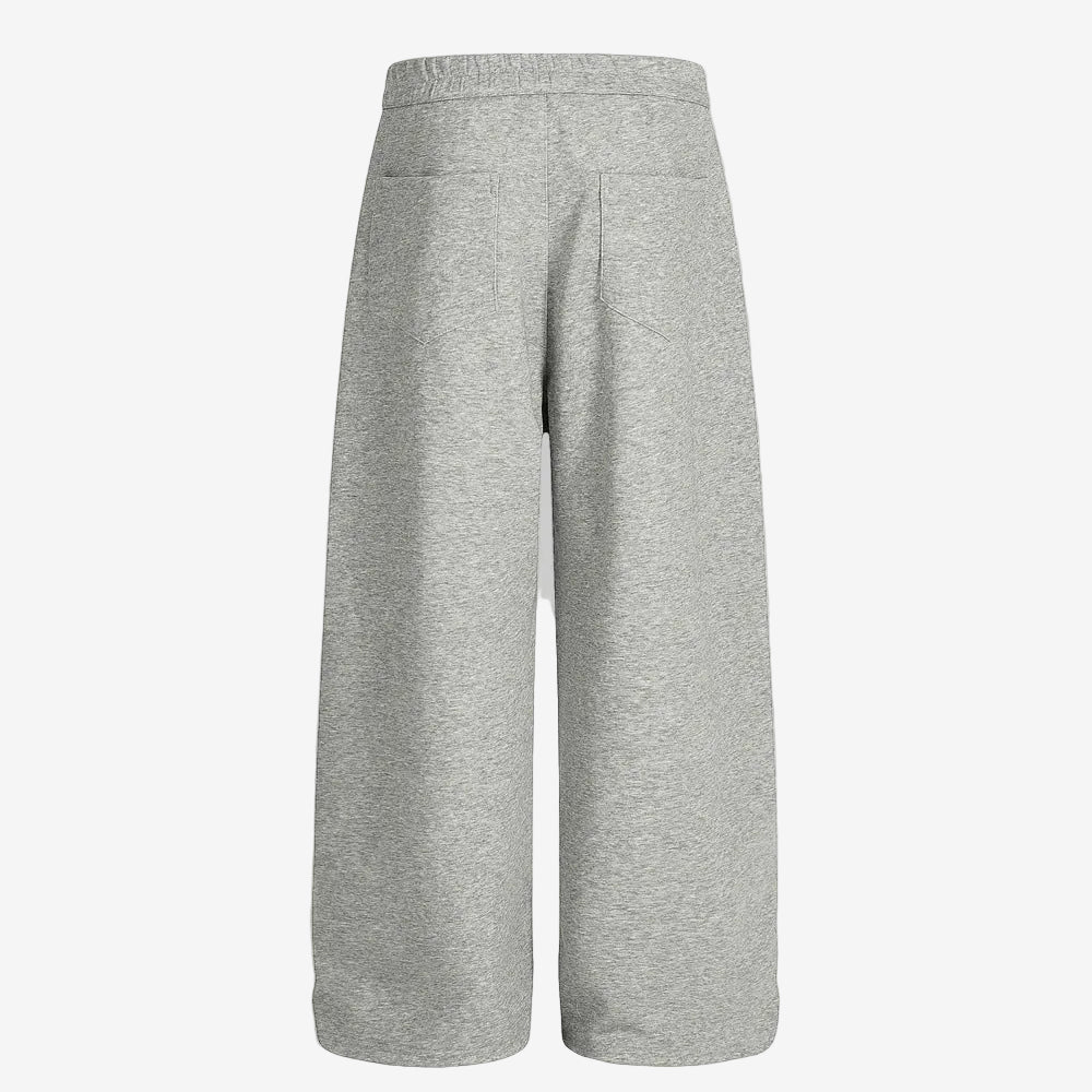 Straight Leg Pleated Trousers
