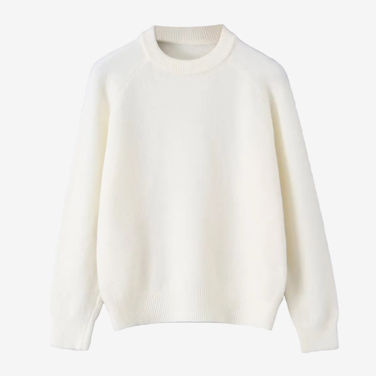 Grey round neck sweater