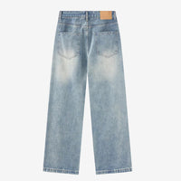 Verwaschene lange Jeans