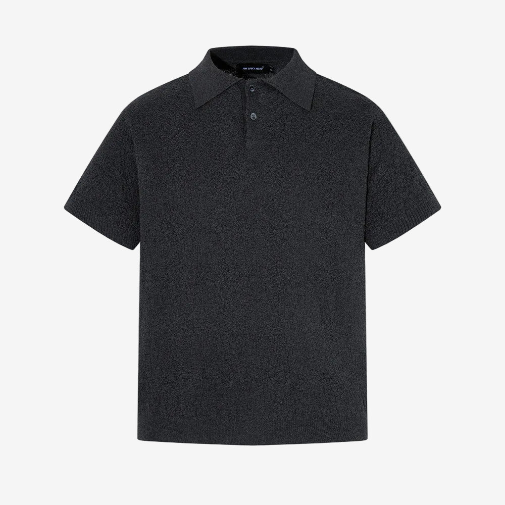 Strick-Poloshirt