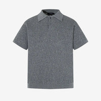 Strick-Poloshirt