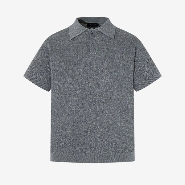 Knitted polo shirt