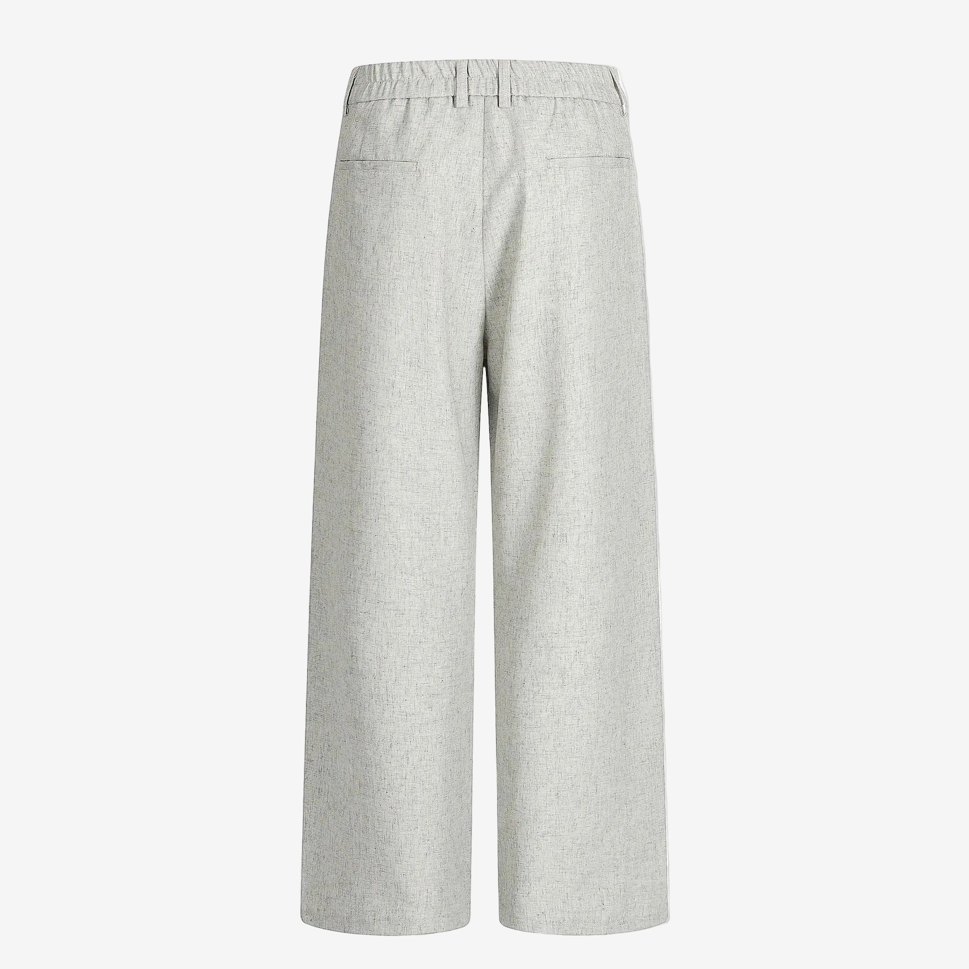 Wide leg pleat trousers