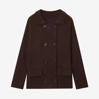 Black knitted cardigan