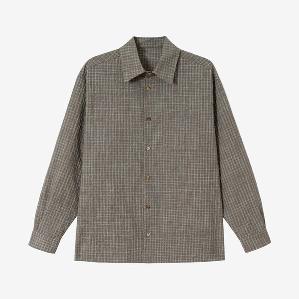 Checkered polo shirt