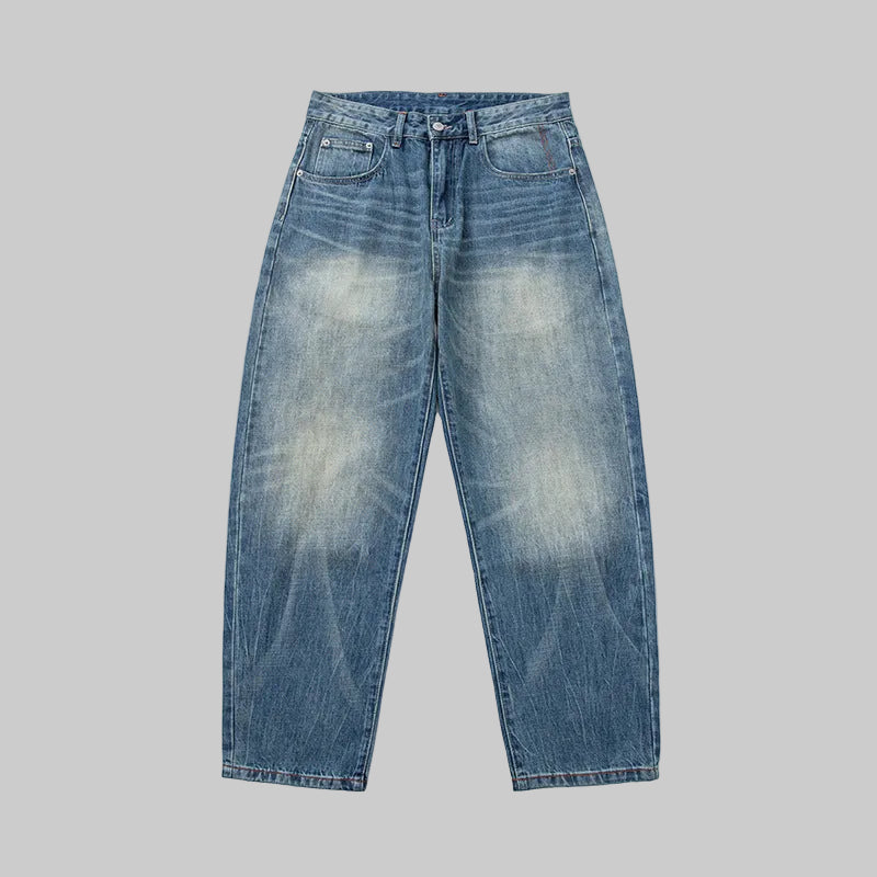 Bluewashed Straight Leg Denim