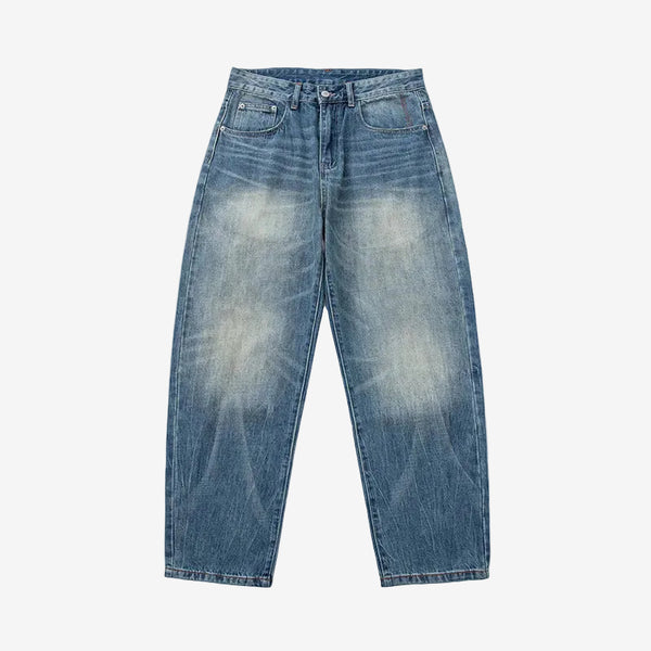 Bluewashed Straight Leg Denim