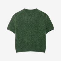 Short sleeved wool shirt
