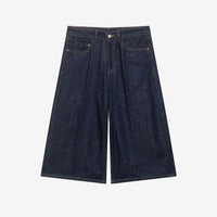 Street-casual lange Jeansshorts