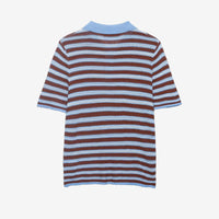 Einfaches gestreiftes Poloshirt