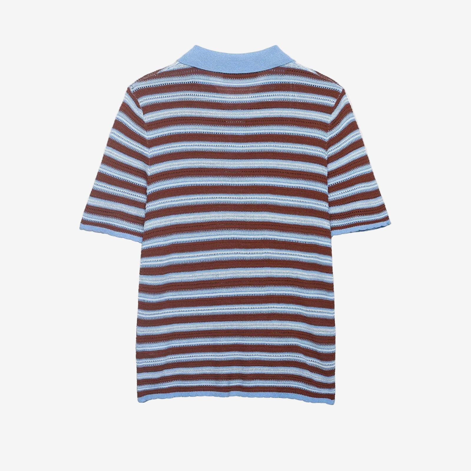 Einfaches gestreiftes Poloshirt