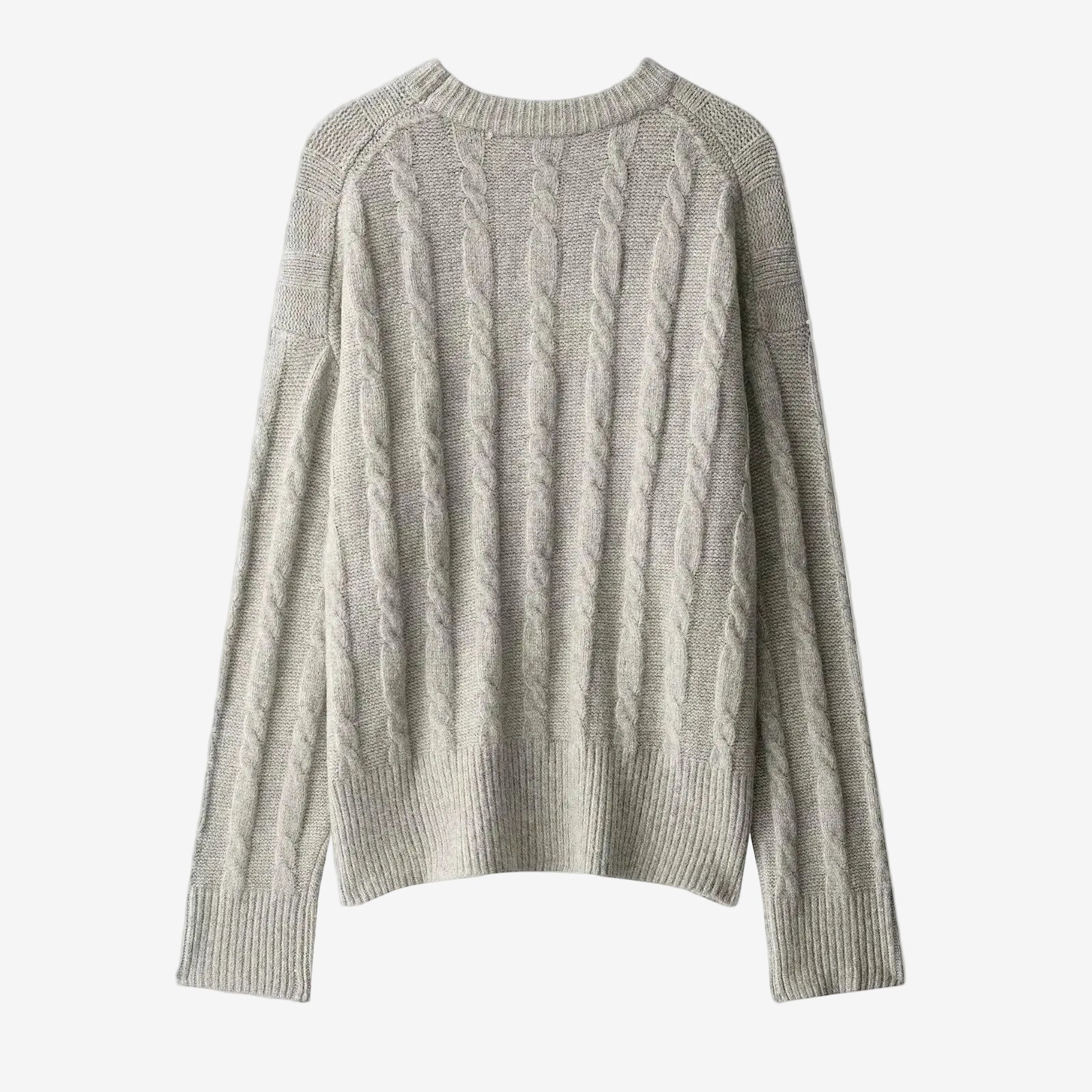 Rope patterned knitted Sweater