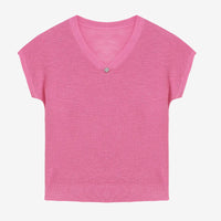 Sleeveless V-neck top