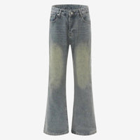 Blue washed Micro Flared Denim