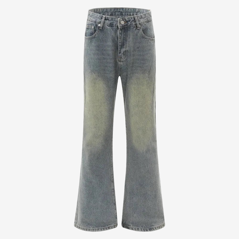 Blue washed Micro Flared Denim